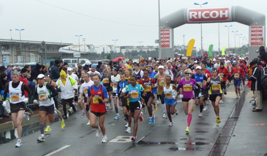 Départ marathon La Rochelle